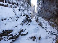 Impression aus der winterlichen Klamm